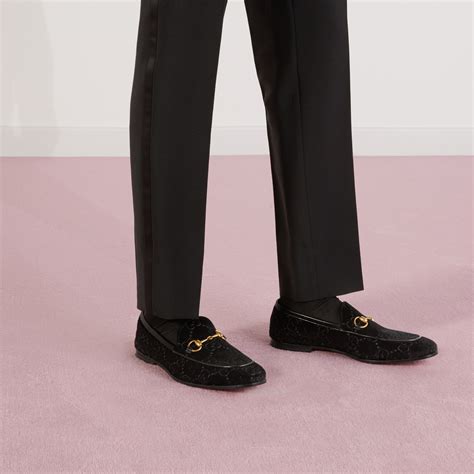 gucci jordaan fit|gucci jordaan velvet loafer.